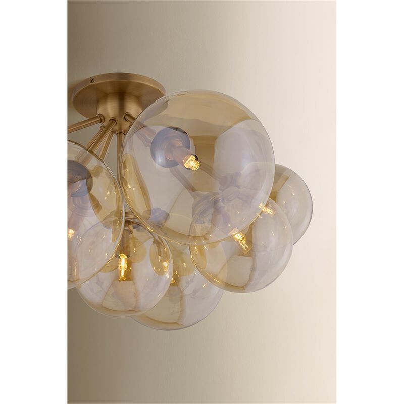 Santee 28 Inch Semi Flush Mount by Troy Lighting